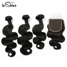 Malaysian Human Hair Wholesale 100% Virgin Sew In Weave With Closure Manufactures